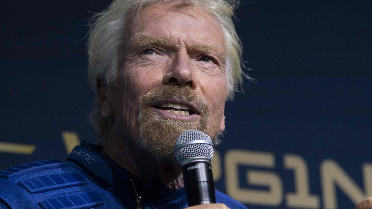 Even airline boss Sir Richard Branson has been in on the act. Picture: Don Emmert/AFP