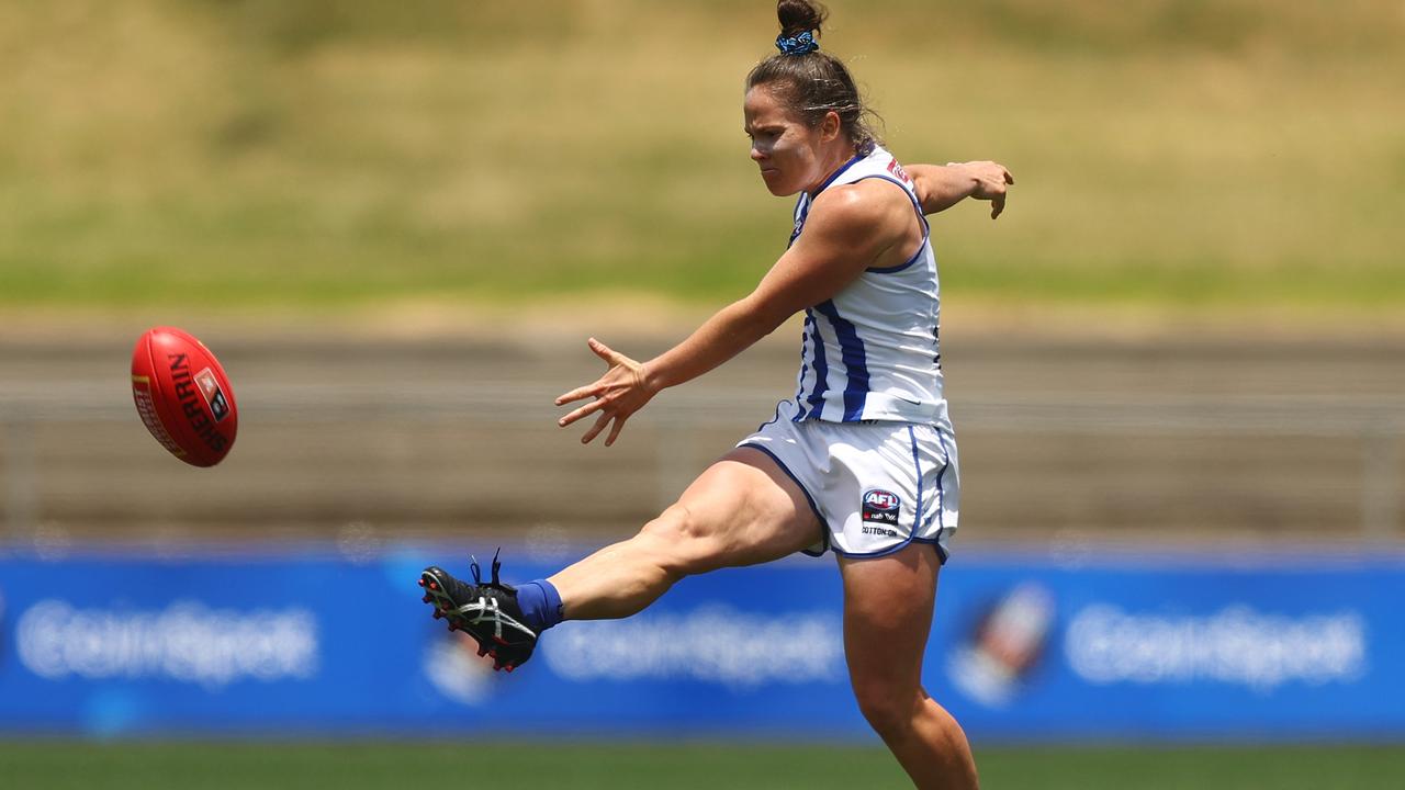 Emma Kearney won’t play in Round 1 of the AFLW season. Picture: Mike Owen/AFL Photos via Getty Images