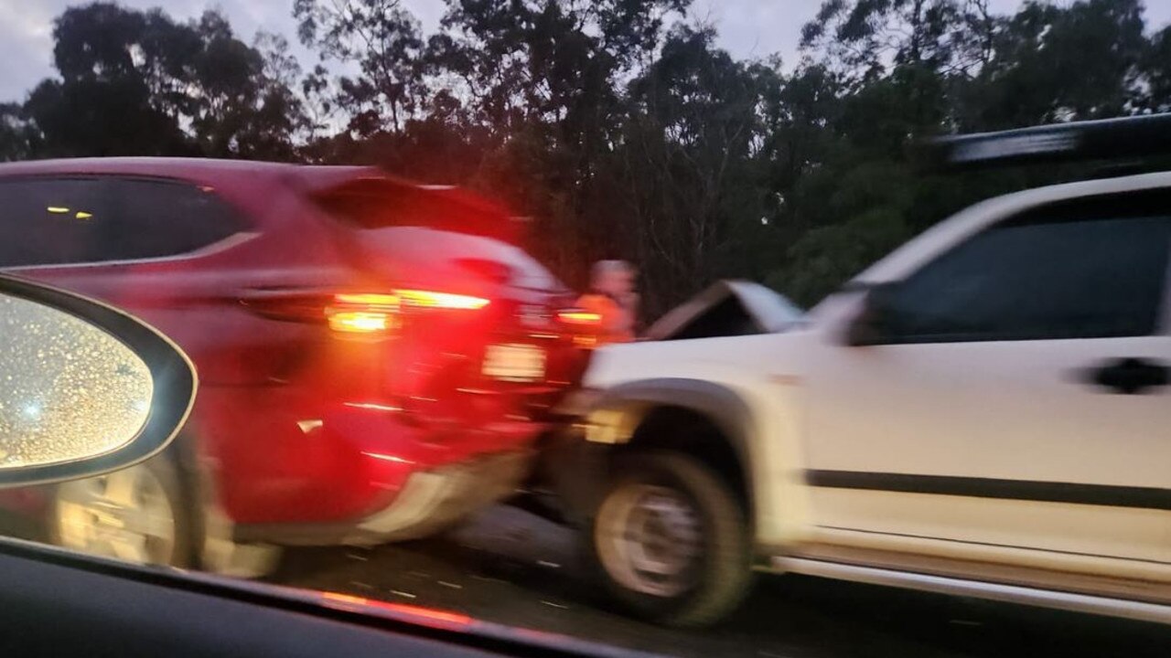 Major traffic delays on Centenary Highway after crash. Picture: Supplied