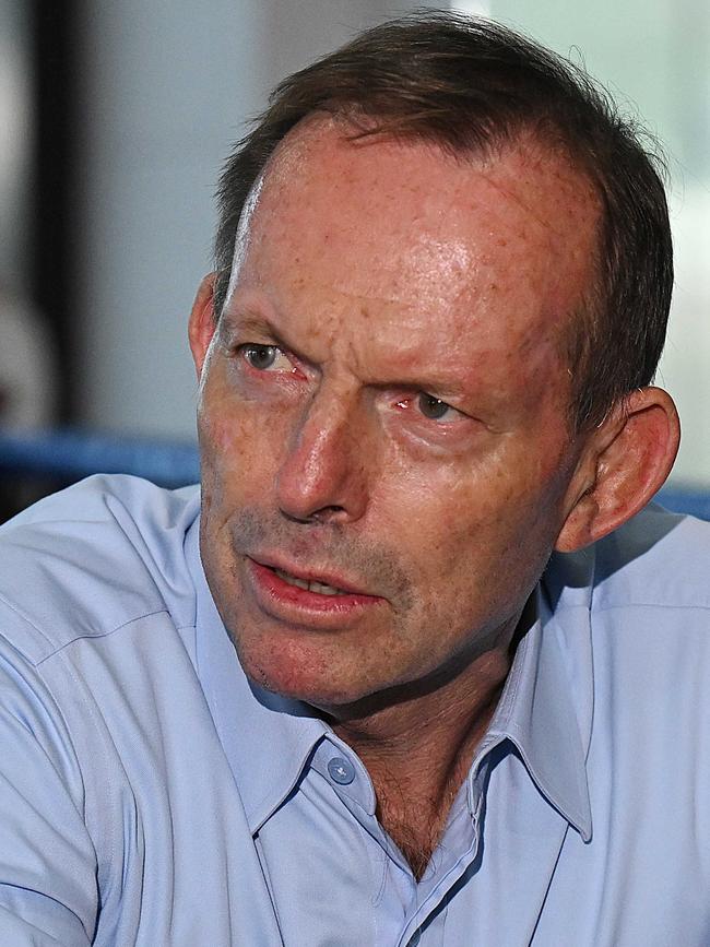 … and Tony Abbott in 2013. Picture: Lyndon Mechielsen/Courier Mail