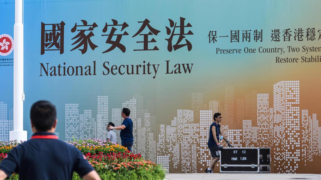 China says the new national security law preserves ‘one country, two systems’. Other nations say it has destroyed it. Picture: Anthony Wallace/AFP