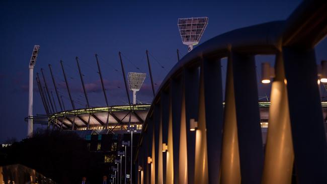 The MCG will host the traditional round one AFL fixture between Richmond and Carlton, without any fans. Picture: Jay Town