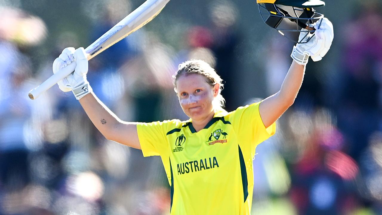 Alyssa Healy of Australia. Photo by Hannah Peters/Getty Images