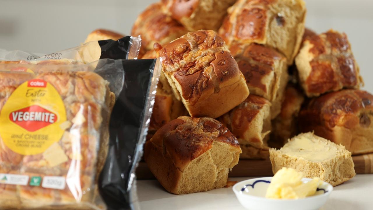 There’s a new hot cross bun in town. Picture: Supplied/ Coles Australia.