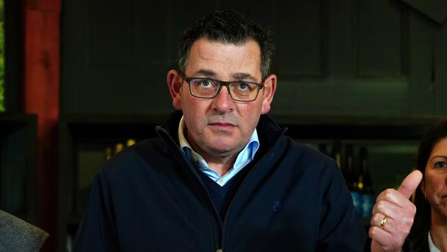 Former Victorian Premier Dan Andrews has weighed in on the media during his tenure at Spring Street. Picture: Luis Enrique Ascui