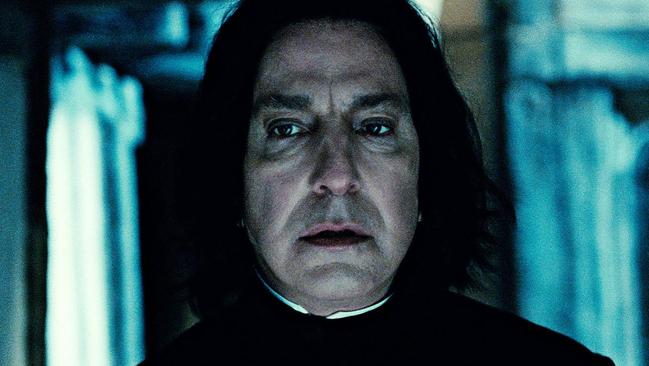 Smelly Snape ... Somebody give the man some cologne. Picture: AP/Warner Bros