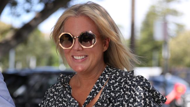 Sam Armytage arrives at the Catalina restaurant in Sydney’s east on Thursday. Picture: John Grainger
