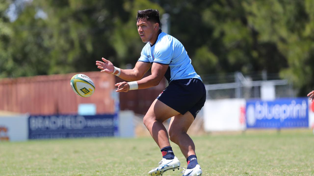 Tyrese Lokeni of NSW during a recent Rugby Sevens series