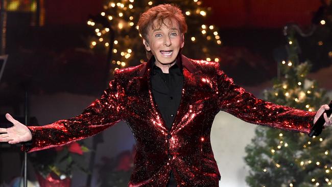 Barry Manilow performs during A Very Berry Christmas in 2017.