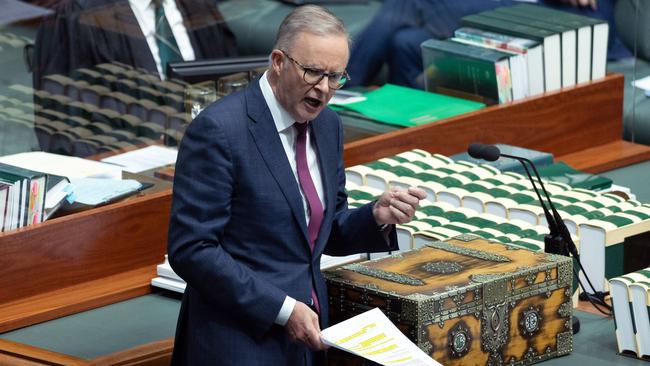 Anthony Albanese has declared that the voice to parliament and the referendum were not ‘the government’s idea’. Picture: Gary Ramage