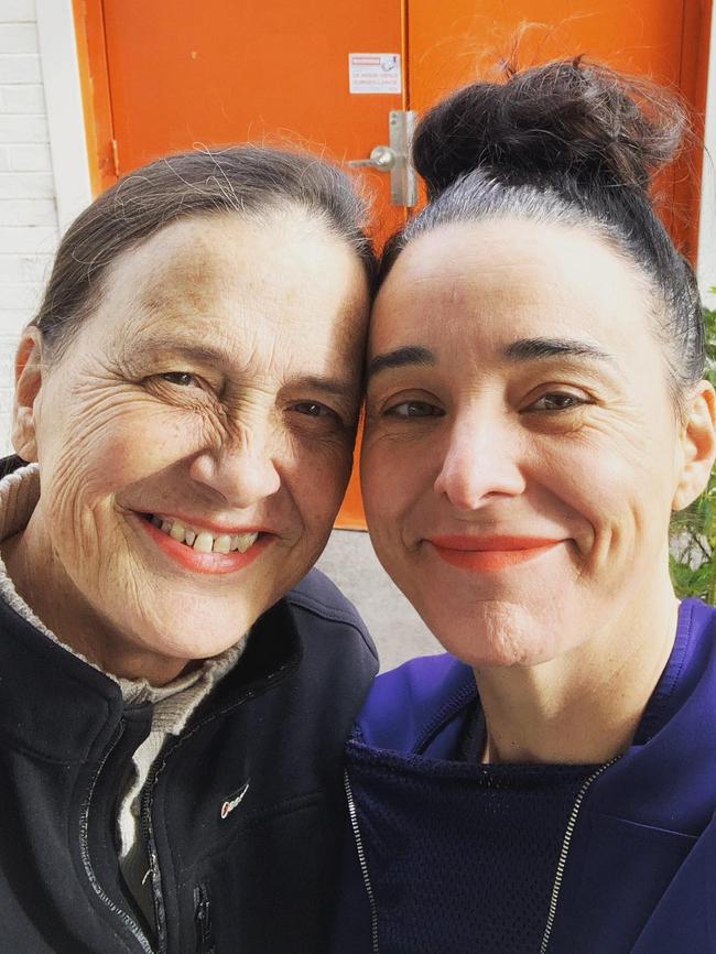 Bendigo's Vitality Yoga teachers Kehry Maureen Frank, 67, and her daughter Melanie Frank Chapman. Picture: Facebook