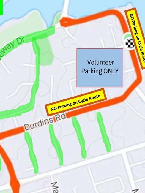 The closures will start from the Causeway Dr roundabout, along Woongarra Scenic Dr, Durdins Rd, and travelling south down Hughes Rd until stopping around the Wearing St exit.