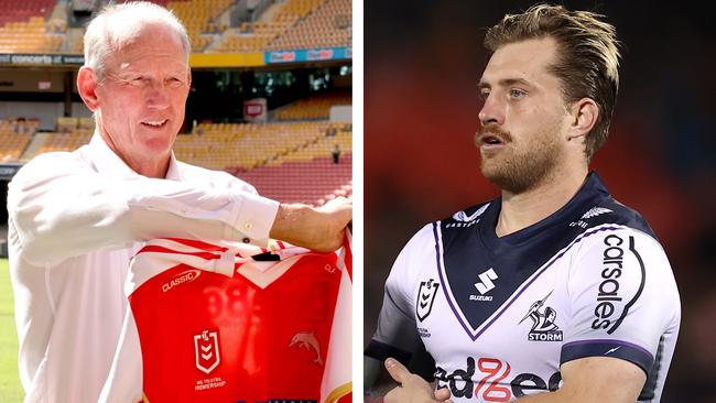 Wayne Bennett and Cameron Munster.