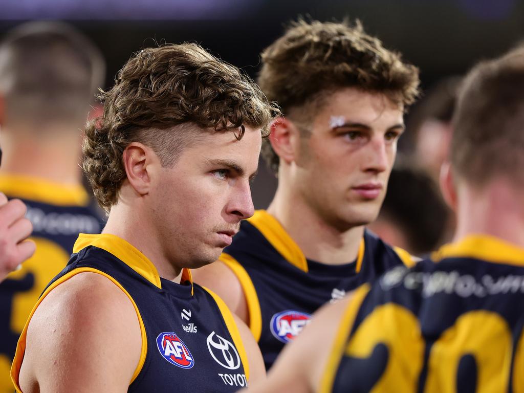 Zac Taylor played his first full game on the weekend. Picture: Sarah Reed/AFL Photos via Getty Images.