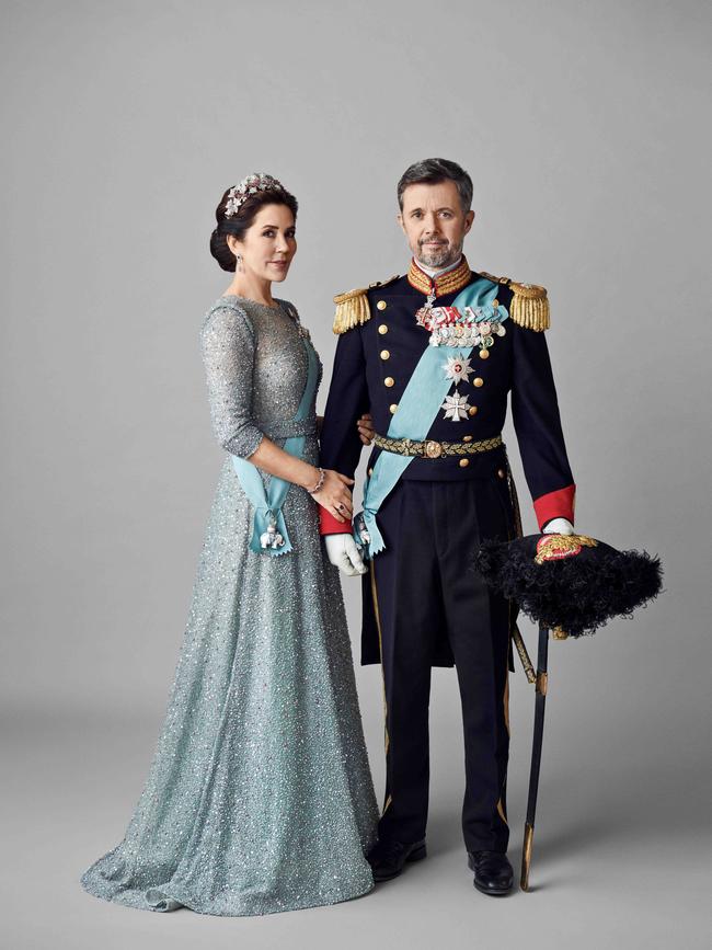 New official portraits of The Crown Prince couple Prince Frederik and Princess Mary ahead of her 50th birthday. Picture: Hasse Nielsen.