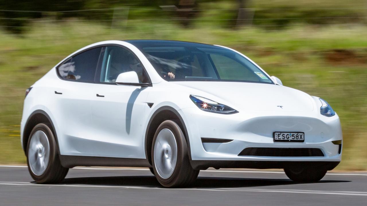 The Tesla Model Y has won News Corp’s Car of the Year award. Picture: Thomas Wielecki.