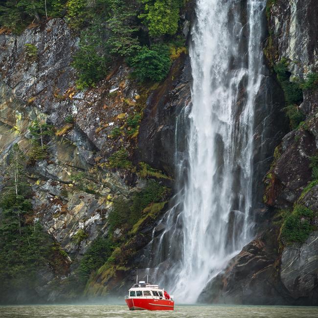 The stunning scenery at Knight Inlet Lodge.