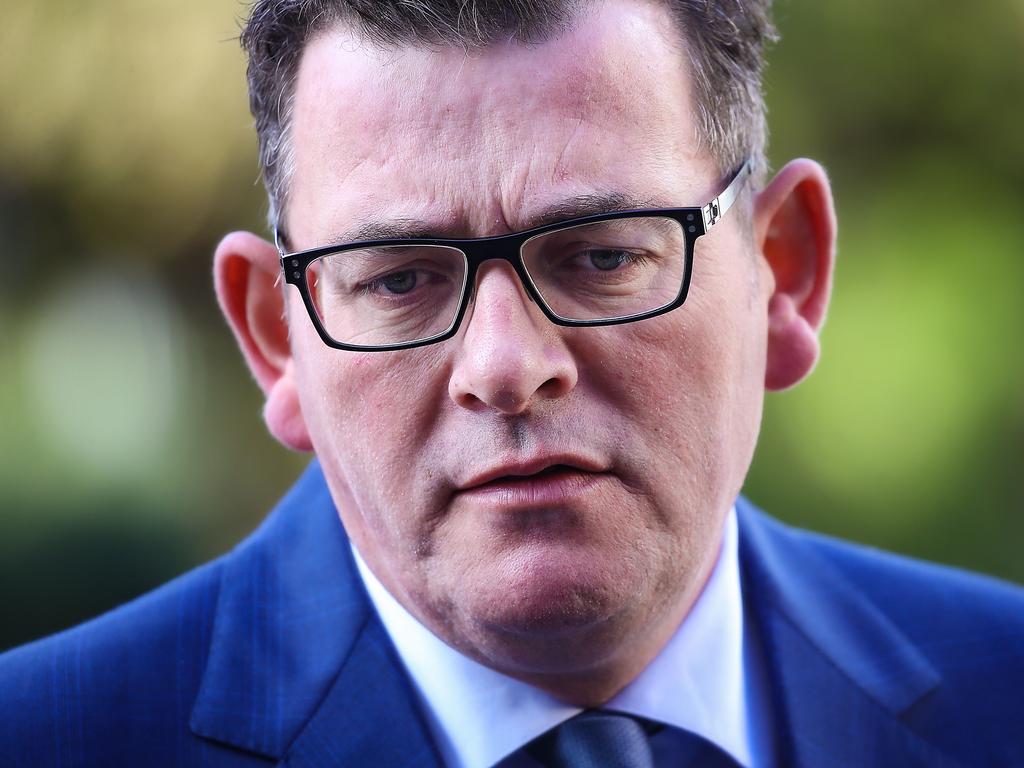 Premier Dan Andrews has declared ‘no confidence’ in the integrity of the ALP’s own membership roll. Picture: Ian Currie