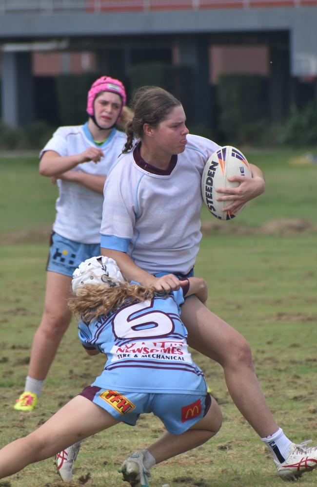 CQ Capras under-17 girls intra-squad trial game at Kettle Park, Rockhampton, on January 19, 2025.