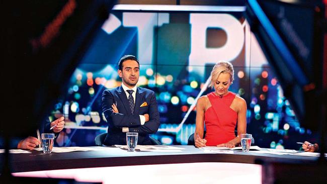 Waleed Aly and Carrie Bickmore are both up for the Gold Logie this year. Picture: Julian Kingma