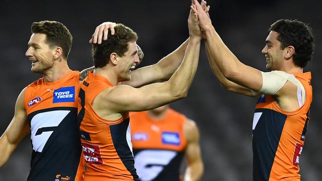 The Giants are one step closer to a finals berth. Picture: Quinn Rooney/Getty Images