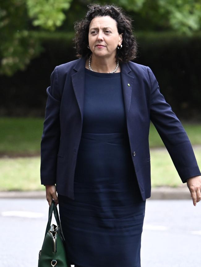 Kooyong MP Monique Ryan arriving at the Lodge on Tuesday. Picture: Martin Ollman / The Australian