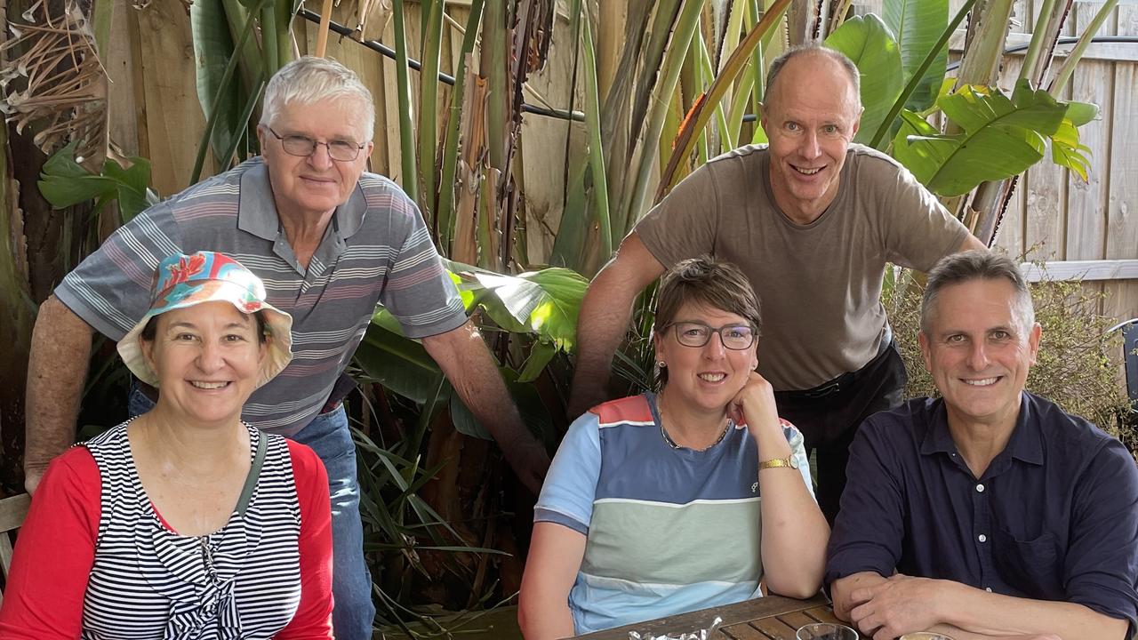 Voices of Corangamite volunteers, from left: Jo Murphy, Robert Patterson, Kate Lockhart, Mik Aidt and Cam Bray. Picture: Supplied.