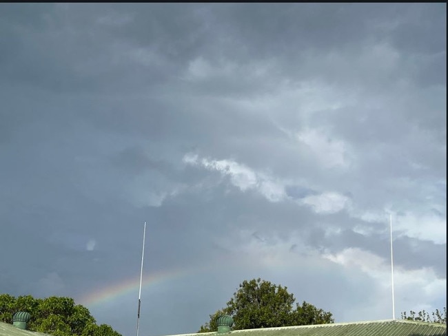 This picture was taken at Goodna Sunday afternoon. Picture: Twitter/SEQUEST