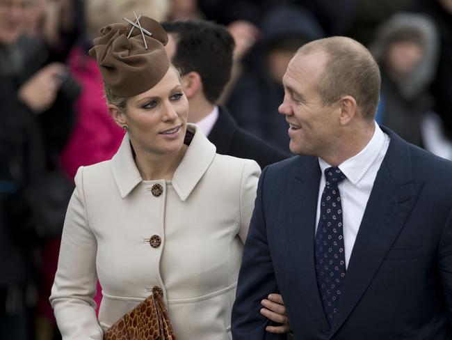 Zara Phillips and husband Mike Tindall have long been guests at Sandringham. Picture: AP