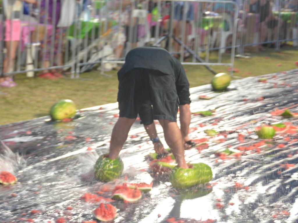 Melon Skiing Under Lights