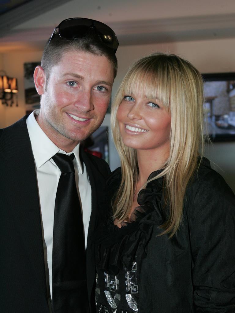 Michael Clarke was previously engaged to supermodel Lara Bingle.