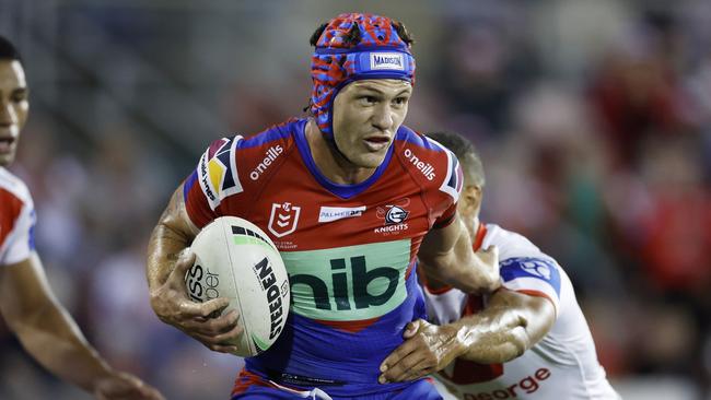 Kalyn Ponga has settled his future at the Knights, who have the talent to push for a finals spot. Picture: Mark Evans/Getty Images