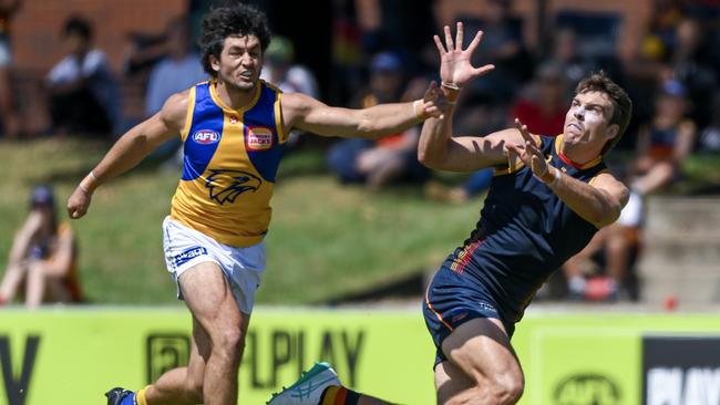 Thilthorpe in action against the Eagles. (Photo by Mark Brake/Getty Images)