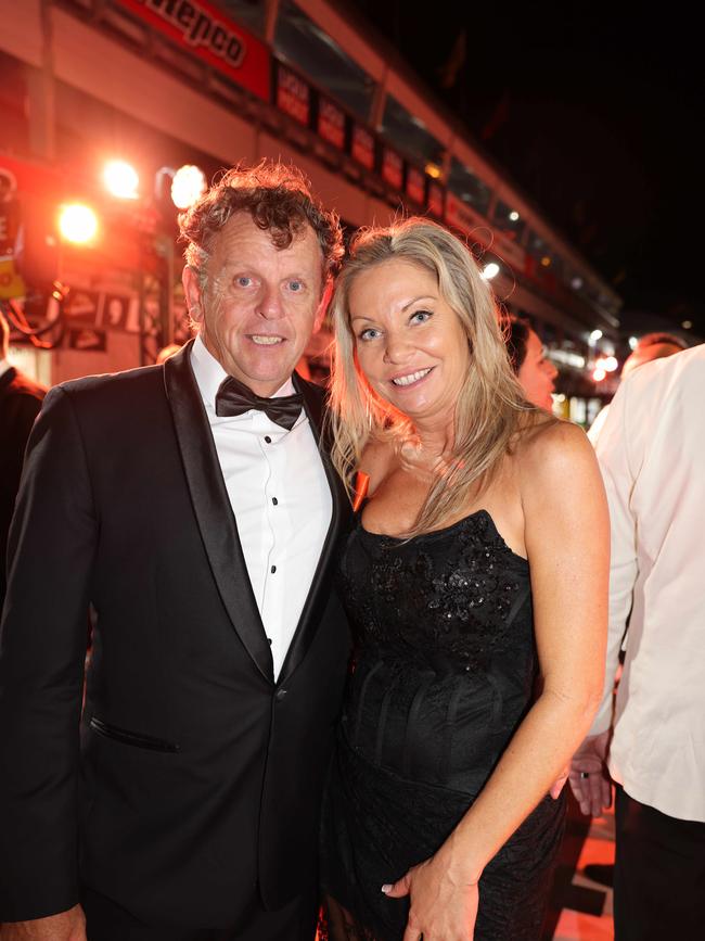 Hayden Pullen and Jessica Caruso at the Supercars GC500 Party Under Palms on Pit Lane for Gold Coast at Large. Picture, Portia Large.