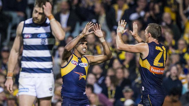 West Coast picked up a crucial win over Geelong on Thursday night.