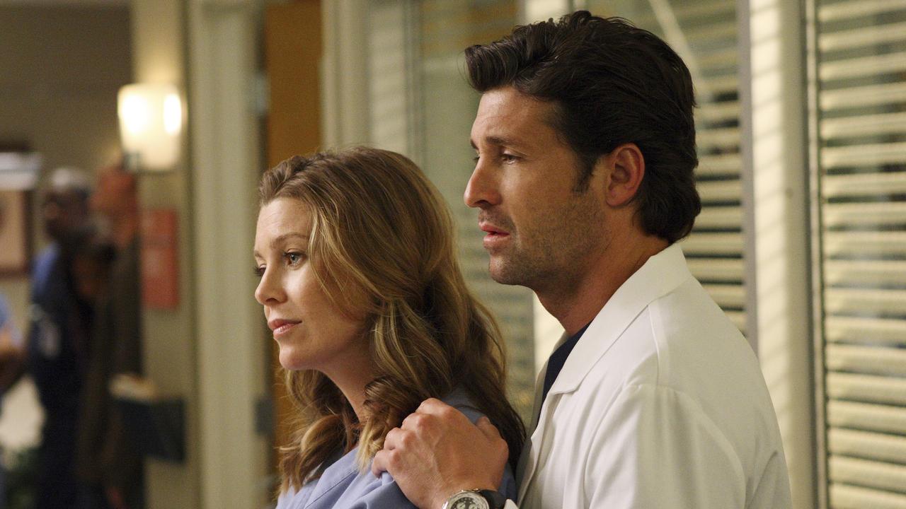 Ellen Pompeo and Patrick Dempsey played on-screen love interests.