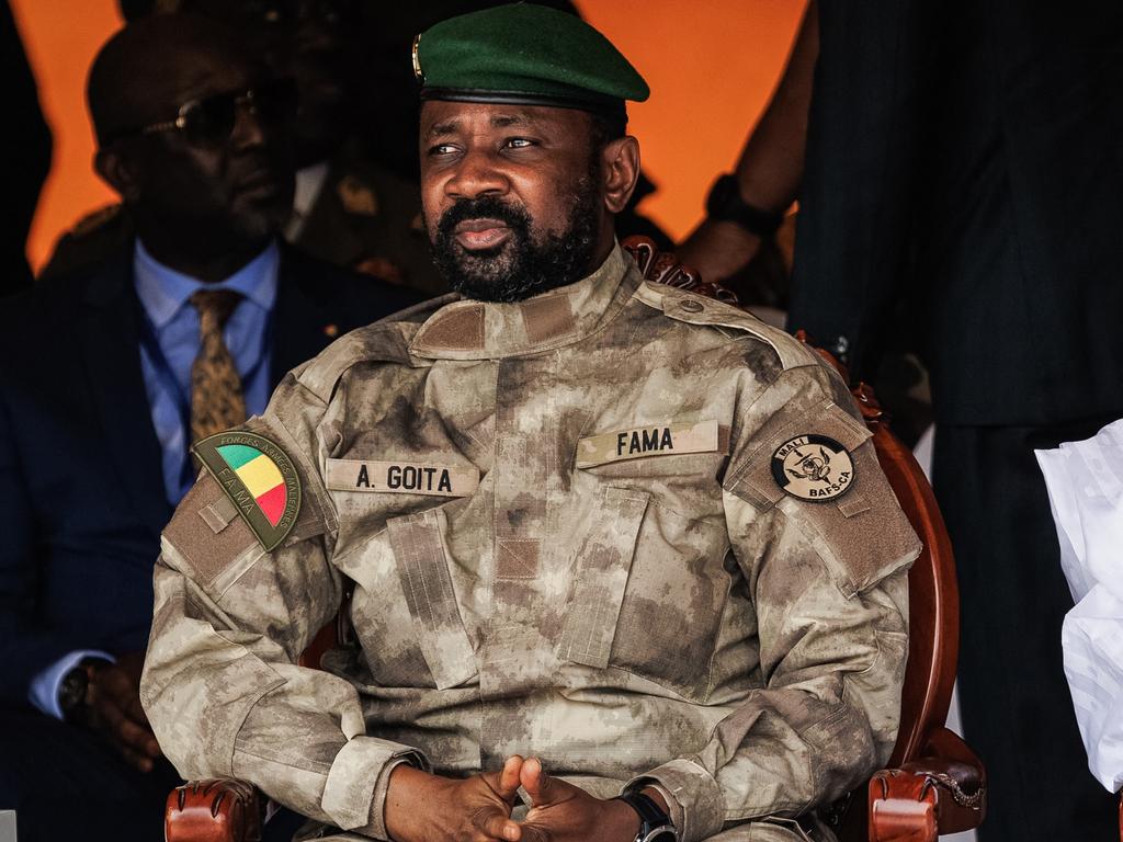 A new constitution enacted in 2023 means Colonel Assimi Goïta has the power to dictate government policy and dissolve parliament. Picture: AFP / Ousmane Makaveli