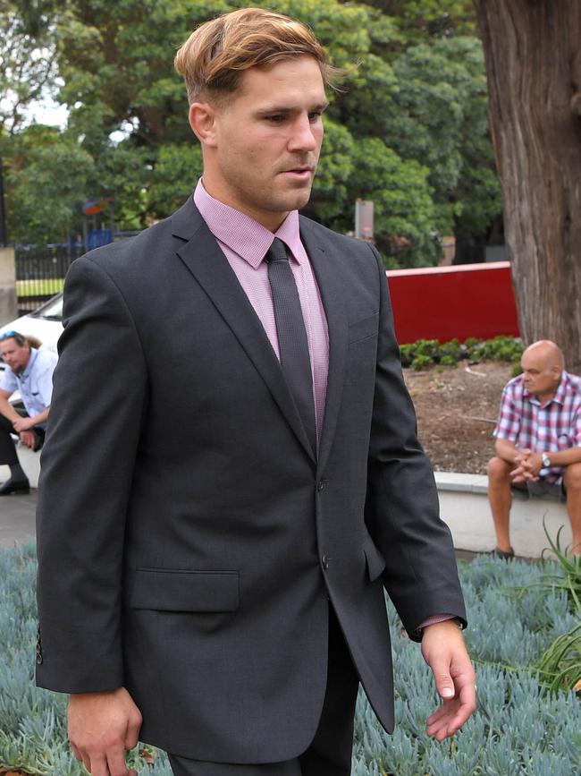 Jack De Belin at Wollongong Courthouse.