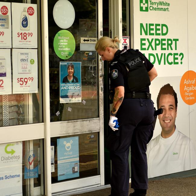 Armed hold up at Chemmart Pharmacy Belgian Gardens. Picture: Evan Morgan