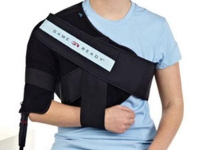 Game Ready compression and iced sleeve that the Star Wars cast used. Picture: Game Ready