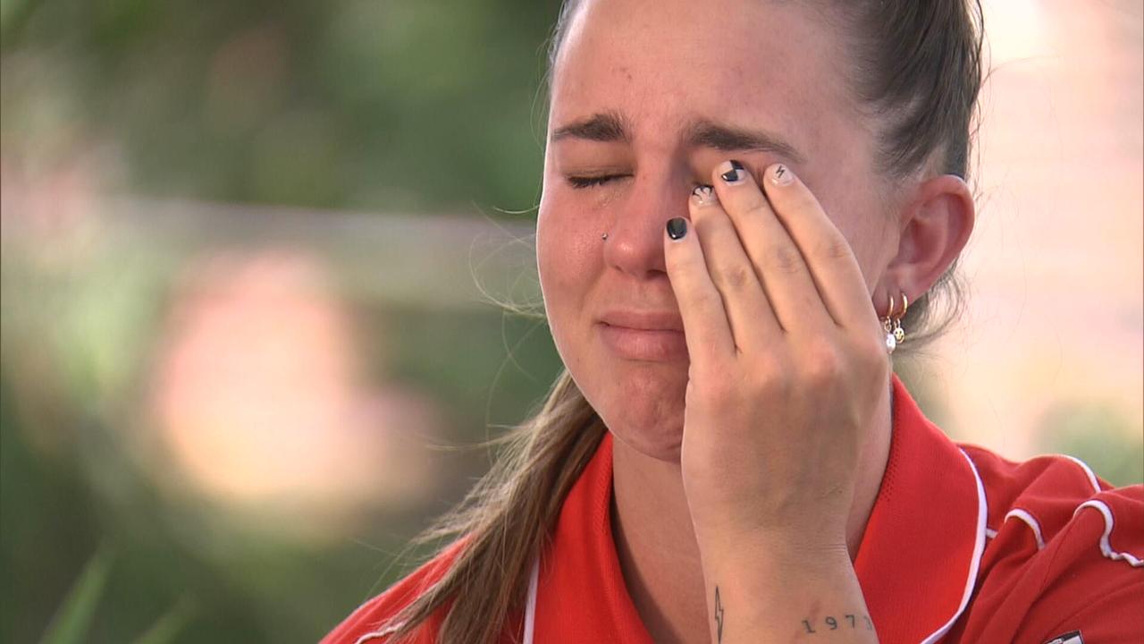 An emotional Chloe Molloy sits down with Ruby Schleicher.