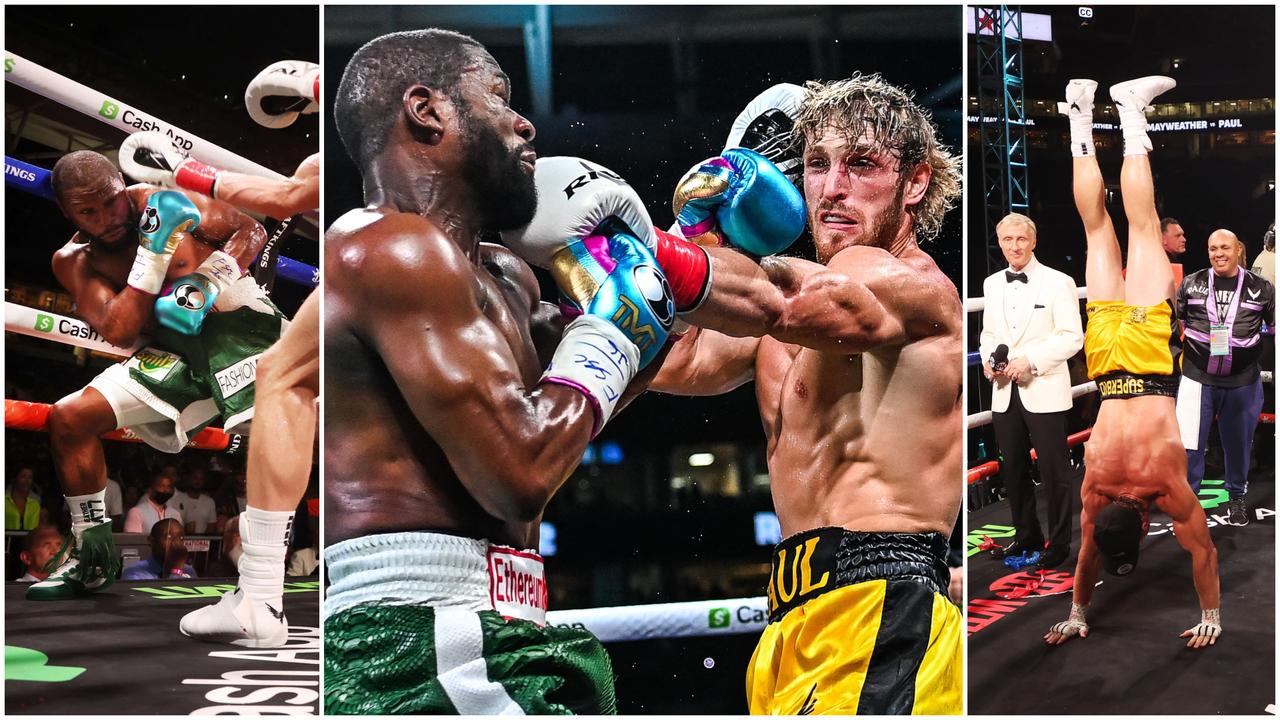 Floyd Mayweather vs Logan Paul result, video, highlights, reaction stream, how to watch, start time in Australia, records, payday