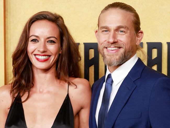 French actress Antonia Desplat and Charlie Hunnam, shirt on, at the premiere of Shantaram. Picture: Michael Tran