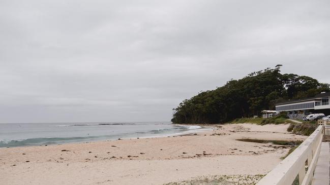 Human remains were also found at Mollymook Beach but are not believed to be Caddick’s. Picture: Loren Toncini