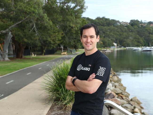 10/5/19: US tech company Life360 CEO Chris Hulls at Mosman, Sydney. John Feder/The Australian.