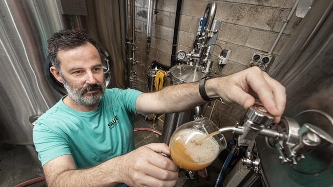 Mike Clarke, founder of Sauce Brewing Co in Marrickville.