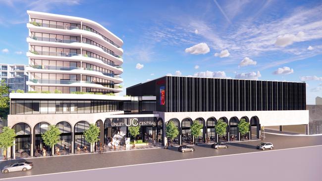 Artist's impression of the $150m Unley Central development proposed for Unley Rd. Picture: Supplied by Catcorp