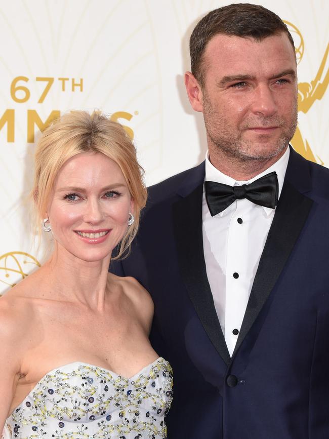 Watts was in a relationship with Liev Schreiber for more than a decade. Picture: AFP