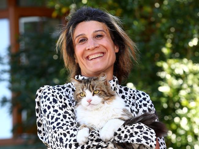 Smart Daily's new vet columnist Dr Magdoline Awad with Rexa the cat. Picture: Toby Zerna