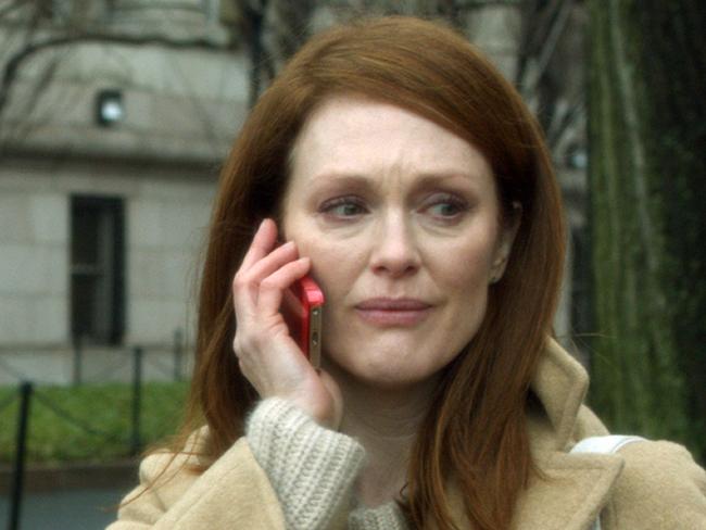 This photo provided by courtesy of Sony Pictures Classics shows Julianne Moore as Alice, in a scene from the film, "Still Alice." (AP Photo/Sony Pictures Classics, Jojo Whilden)